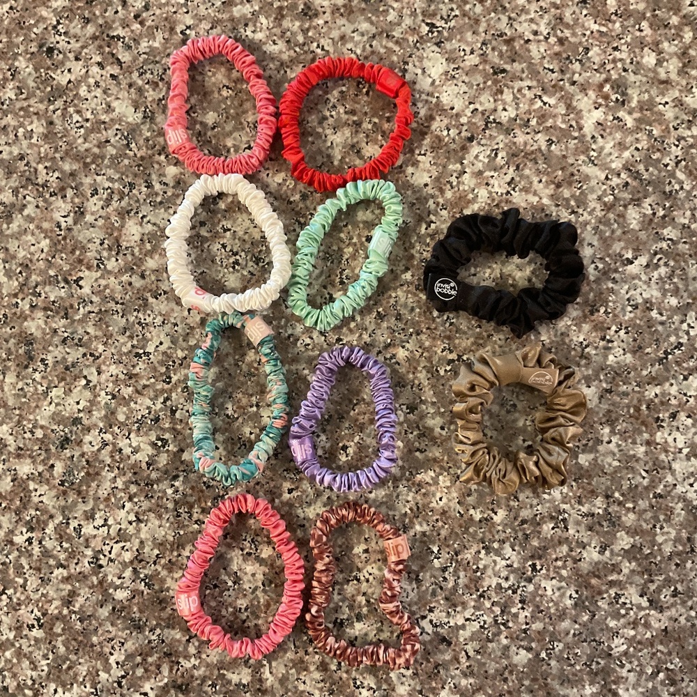 Slip Skinny Scrunchies 8 piece InvisiBobble Scrunchies 2 piece